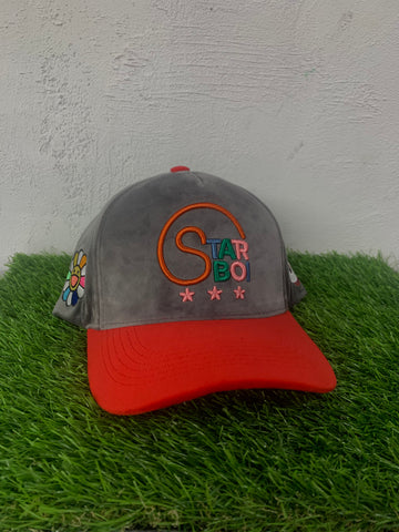 Starboi3 Hat Gray/Red