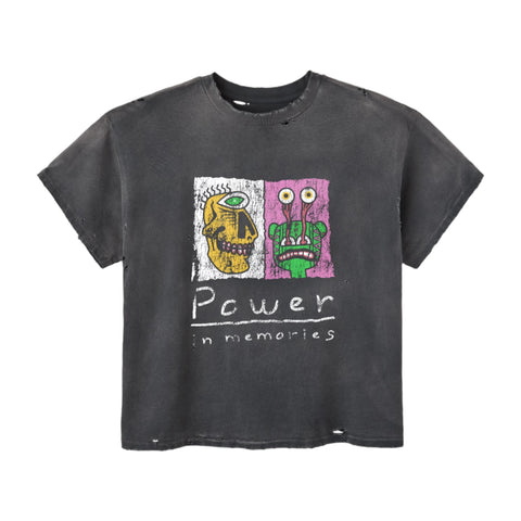 Happy Memories Don't Die (HMDD) PIM Monster Tee Washed Black