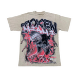 Token Eagle T-shirt Tan/Red