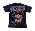 Token Skull T-shirt Navy Blue/Red