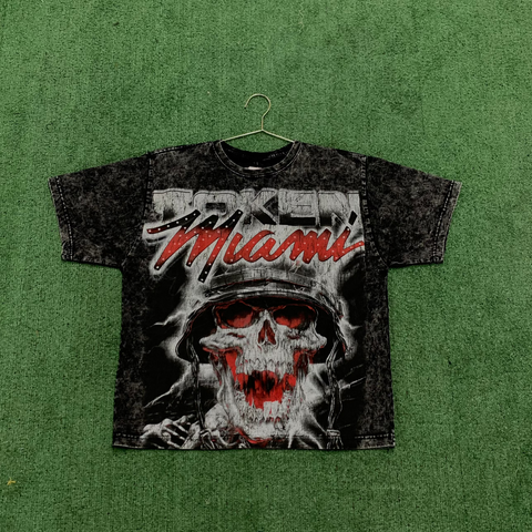 Token Skull T-shirt Red/Black