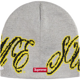 New Era Cursive Beanie (Grey)