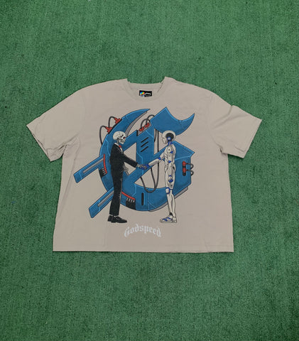 Godspeed Shaking Hands Tee Gray