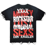 Omer Black Oversized Tee