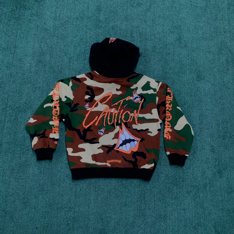 Chrome Hearts Matty Boy Camo Zip Up