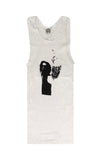 Chrome Hearts Richard Stark Ribbed Tank (White)