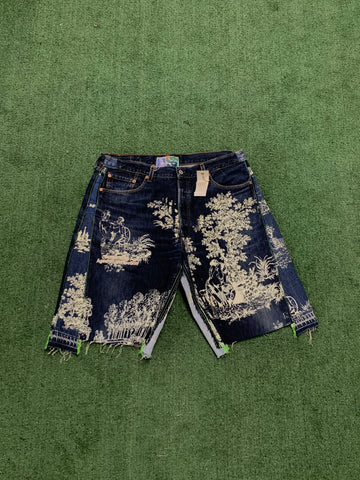 Teresa Double Wide Denim Shorts