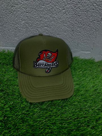 Tampa Bay Buccaneers Snapback Olive Green