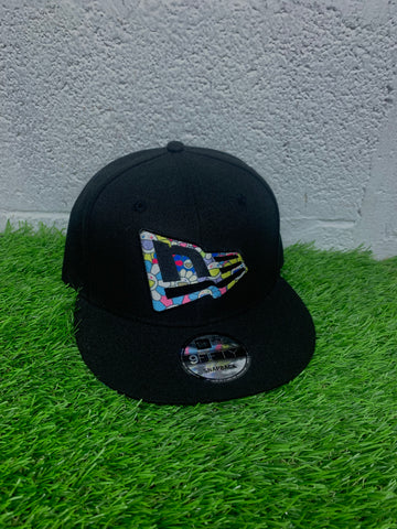 New Era Logo Snapback Black