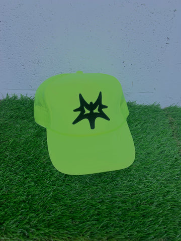 Night Kids Logo Snapback Neon Yellow
