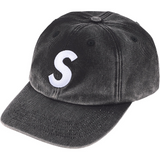 Pigment Coated S Logo 6-Panel (Black)