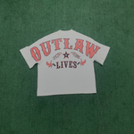 Awareness Outlaw Tee White