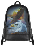 Supreme x MM6 Maison Margiela Eagle Leather Backpack (Black)