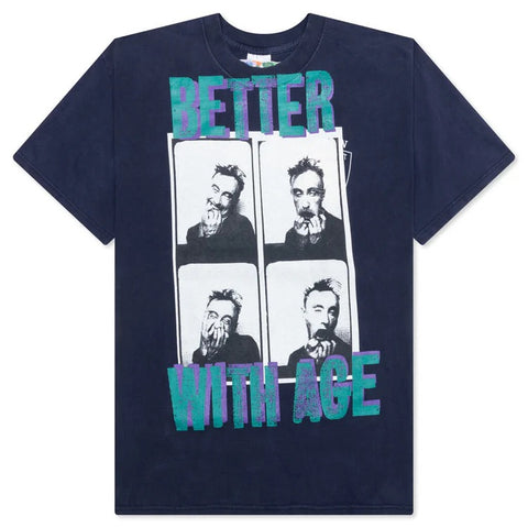 WEIRDO TEE NAVY BLUE