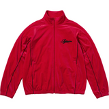 Velour Mesh Track Jacket (Red)