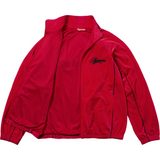 Velour Mesh Track Jacket (Red)
