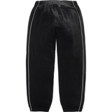 Velour Mesh Track Pant (Black)