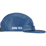 Ostrich Embossed Leather GORE-TEX Camp Cap (Blue)