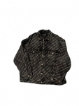 balenciaga denim Jacket Black