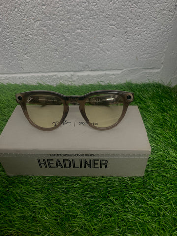 Ray-Ban Headliner Shiny Warm Stone Transition/Yellow