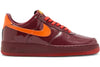 Patent Leather Air Force 1 Low QS "Dark Team Red"