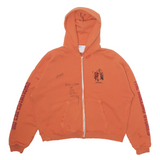 Stones No Expectation Zip Hoodie (Orange)