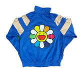 Rhinestone Blue Track Jacket