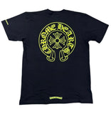 Chrome Hearts Horseshoe Logo Pocket Tee (Black/Yellow)