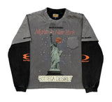 Nights In NY Layered Long Sleeve (Grey)