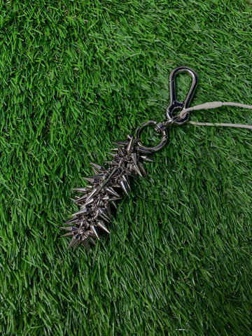 SPIKE KEY WALLET CHAIN SILVER