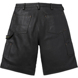 Leather Double Knee Painter Short (Black)