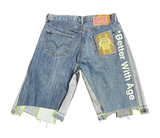 Cancel Double Wide Denim Short