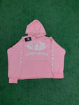 Plastik Pink Rhinestone Hoodie