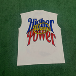 Ukeme University Sleeveless TEE White