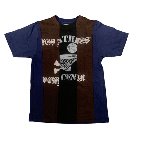 Amis Et Fleurs Hoop Shirt Brown/NavyBlue