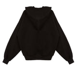 Black Script Label Hoodie