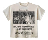 White Happy Memories Tee