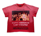 Red Happy Memories Tee