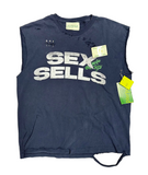 Sex Sells Sleeveless Blue Tee