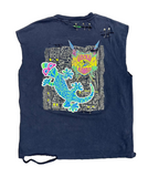 Sex Sells Sleeveless Blue Tee