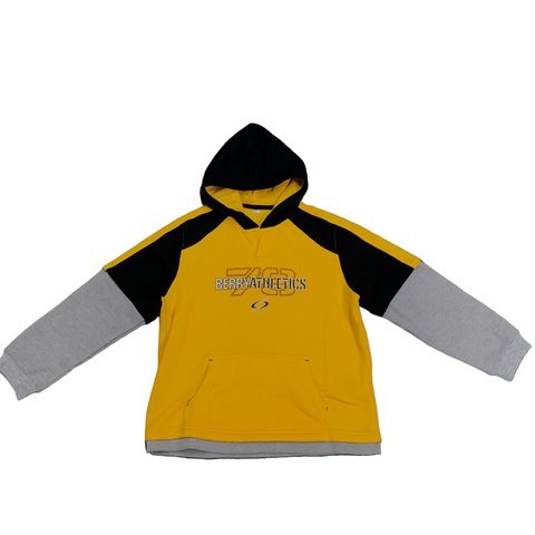 BERRYATHLETICS Kids Pullover Hoodie Yellow
