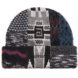 Patchwork Beanie (Black)