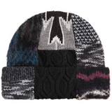 Patchwork Beanie (Black)