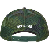 Western Embroidered Mesh Back Panel 5-Panel (Green)