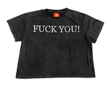 F**K YOU RHINESTONE TEE