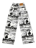 Half & Half Denim Camo Jeans