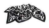 Chrome Hearts FU Scarf (Black/White)