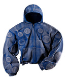 Oxygen Padded Zip-Up Hoodie (Cobalt)