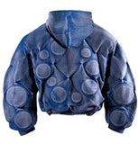 Oxygen Padded Zip-Up Hoodie (Cobalt)