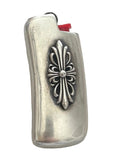 Chrome Inspired Sterling Silver Lighter Case